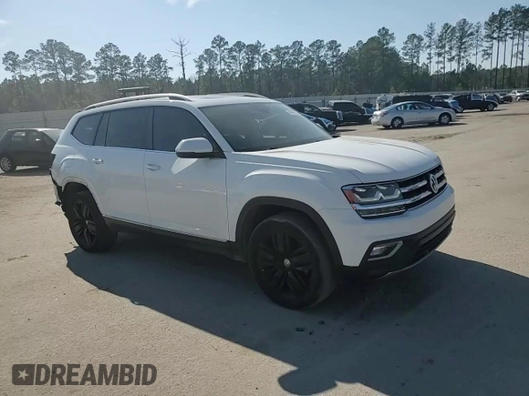 2019 Volkswagen Atlas SEL with VIN 1V2MR2CA4KC515008, listed as a Copart auction lot 46481665 with 44,863 mi miles and Salvage title. Bid and sale history available at DreamBid. Image 11.