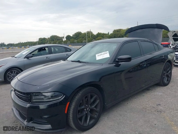 2019 Dodge Charger SXT with VIN 2C3CDXBG1KH553165, listed as a IAAI auction lot 41885850 with 47,510 mi miles. Bid and sale history available at carsss.com. Image 2.