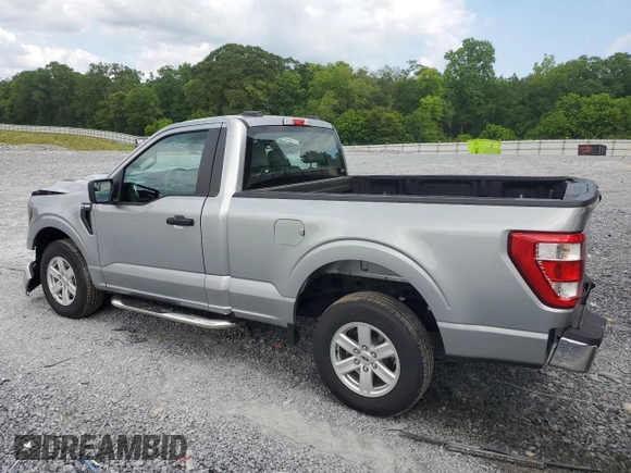 2023 Ford F-150 XL with VIN 1FTMF1C57PKF86630, listed as a Copart auction lot 59172785 with 14,840 mi miles and Salvage title. Bid and sale history available at DreamBid. Image 2.
