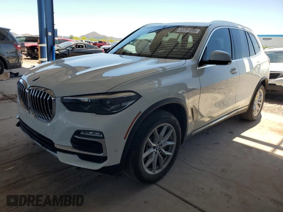 2020 BMW X5 xDrive40i with VIN 5UXCR6C0XL9B21721, listed as a Copart auction lot 53701205 with 31,397 mi miles and Salvage Title. Bid and sale history available at carsss.com. Image 1.