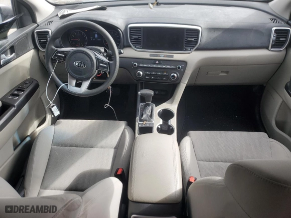 2021 Kia Sportage LX with VIN KNDPMCAC4M7904833, listed as a Copart auction lot 47354795 with 52,963 mi miles and Salvage Title. Bid and sale history available at carsss.com. Image 8.