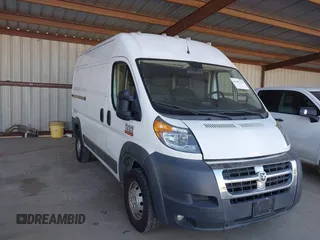2017 Ram ProMaster Cargo with VIN 3C6TRVBG8HE542757, listed as a IAAI auction lot 41665335 with 72,358 mi miles. Bid and sale history available at carsss.com. Image 1.