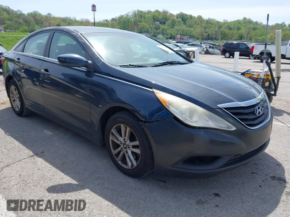 2012 Hyundai Sonata GLS with VIN 5NPEB4AC7CH485311, listed as a IAAI auction lot 42114018 with 240,584 mi miles and . Bid and sale history available at carsss.com. Image 1.