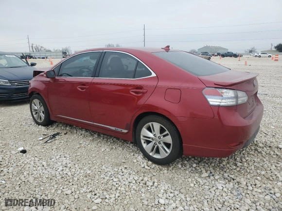 2011 Lexus HS 250h with VIN JTHBB1BA4B2047925, listed as a Copart auction lot 45814995 with 162,886 mi miles and Salvage Title. Bid and sale history available at carsss.com. Image 2.