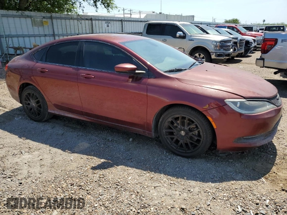 2015 Chrysler 200 Limited z VIN 1C3CCCAB1FN672445, wystawiony jako Copart lot #56657675 z przebiegiem 188 466 mil mil oraz Szkoda całkowita • Salvage title. Historia ofert i sprzedaży dostępna na DreamBid. Obrazek 4.