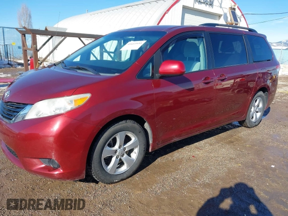 2011 Toyota Sienna LE AAS with VIN 5TDKK3DC6BS104887, listed as a IAAI auction lot 41653933 with 105,141 mi miles and . Bid and sale history available at DreamBid. Image 2.