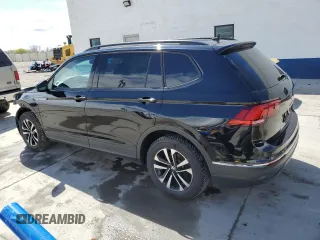 2022 Volkswagen Tiguan S with VIN 3VV0B7AXXNM045175, listed as a Copart auction lot 51555585 with 57,657 mi miles and Salvage title. Bid and sale history available at DreamBid. Image 2.