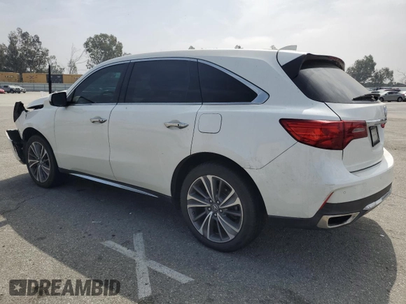 2019 Acura MDX Technology z VIN 5J8YD3H58KL007208, wystawiony jako Copart lot #53110755 z przebiegiem 85 206 mil mil oraz Szkoda całkowita • Salvage title. Historia ofert i sprzedaży dostępna na DreamBid. Obrazek 2.