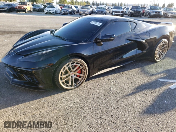 2022 Chevrolet Corvette 2LT with VIN 1G1YB2D48N5101733, listed as a Copart auction lot 77708113 with 6,875 mi miles. Bid and sale history available at carsss.com. Image 1.