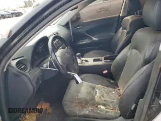 2008 Lexus IS with VIN JTHBK262482068517, listed as a Copart auction lot 46473535 with 200,763 mi miles and Salvage Title. Bid and sale history available at carsss.com. Image 7.