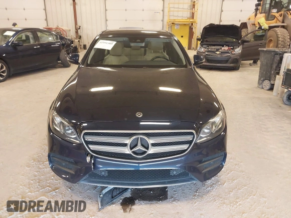2018 Mercedes-Benz E with VIN WDDZF4KB7JA382850, listed as a IAAI auction lot 41991305 with 56,187 mi miles. Bid and sale history available at carsss.com. Image 12.