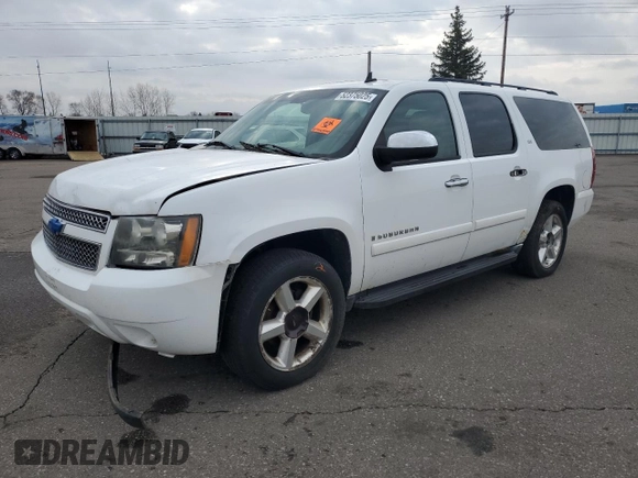 2007 Chevrolet Suburban LTZ with VIN 3GNFK16397G310902, listed as a Copart auction lot 52375025 with 209,421 mi miles and Salvage Title. Bid and sale history available at carsss.com. Image 1.