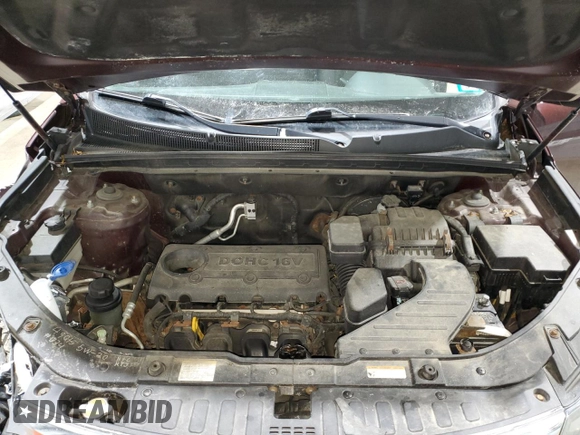 2011 Kia Sorento LX with VIN 5XYKT3A14BG131552, listed as a Copart auction lot 50732505 with 130,366 mi miles and Salvage Title. Bid and sale history available at DreamBid. Image 14.
