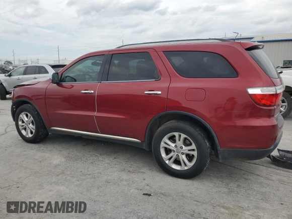 2013 Dodge Durango Crew with VIN 1C4RDHDG1DC584253, listed as a Copart auction lot 59395725 with 152,595 mi miles and Salvage title. Bid and sale history available at DreamBid. Image 2.