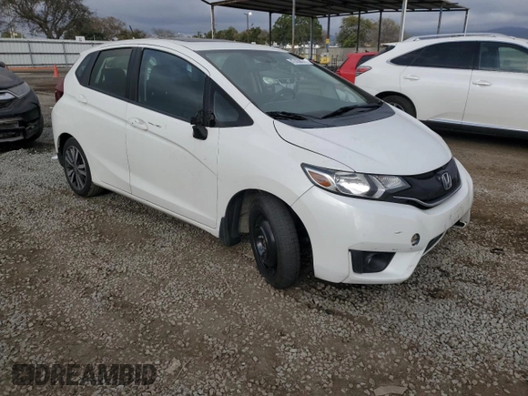 2016 Honda Fit EX-L with VIN JHMGK5H82GS009327, listed as a Copart auction lot 47458075 with 123,251 mi miles and Salvage title. Bid and sale history available at DreamBid. Image 4.