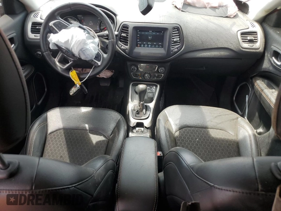 2021 Jeep Compass Latitude with VIN 3C4NJDBB8MT555442, listed as a Copart auction lot 56505235 with 39,793 mi miles and Salvage title. Bid and sale history available at DreamBid. Image 8.