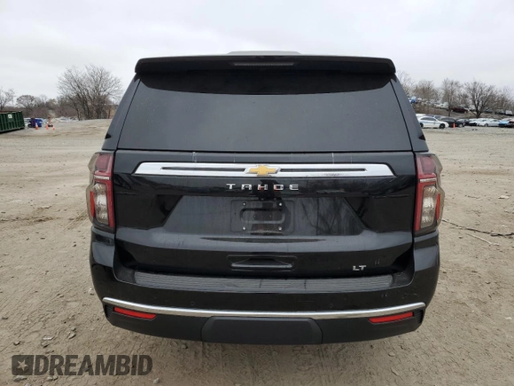 2022 Chevrolet Tahoe LT with VIN 1GNSKNKD4NR256426, listed as a Copart auction lot 48668185 with Not provided miles and Salvage title. Bid and sale history available at DreamBid. Image 6.