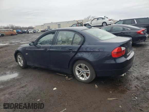 2008 BMW 3 Series 328xi with VIN WBAVC73548KP37504, listed as a Copart auction lot 49310615 with 108,513 mi miles and Salvage Title. Bid and sale history available at carsss.com. Image 2.