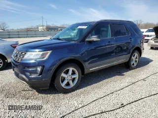 2016 Ford Explorer XLT with VIN 1FM5K8DH9GGB37109, listed as a Copart auction lot 48782105 with 215,458 mi miles and Salvage Title. Bid and sale history available at carsss.com. Image 1.
