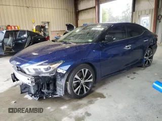 2018 Nissan Maxima SV with VIN 1N4AA6AP5JC393757, listed as a Copart auction lot 51673775 with 81,632 mi miles and Salvage Title. Bid and sale history available at carsss.com. Image 1.