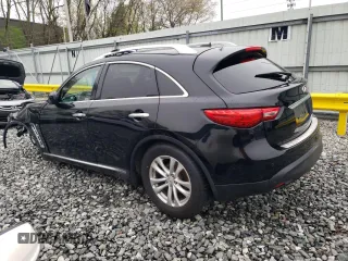 2014 Infiniti QX70 with VIN JN8CS1MU9EM450468, listed as a Copart auction lot 55485575 with 102,261 mi miles and Clean Title. Bid and sale history available at DreamBid. Image 2.
