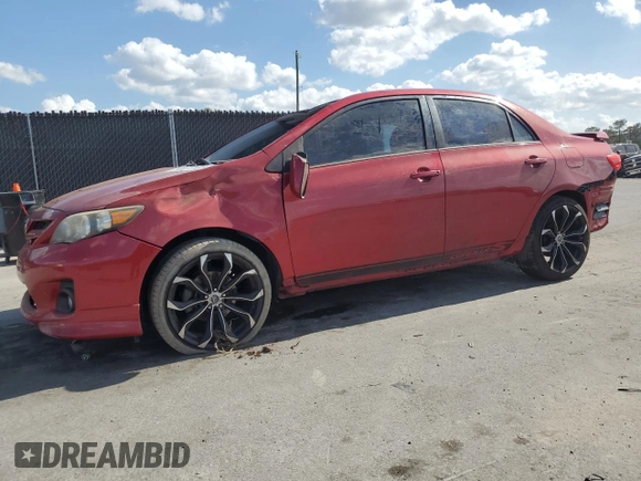 2013 Toyota Corolla L with VIN 2T1BU4EE1DC103738, listed as a Copart auction lot 55077135 with 122,923 mi miles and Salvage Title. Bid and sale history available at DreamBid. Image 1.