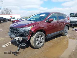 2017 Honda CR-V EX-L with VIN 2HKRW2H85HH621583, listed as a IAAI auction lot 41917850 with 62,070 mi miles. Bid and sale history available at carsss.com. Image 2.