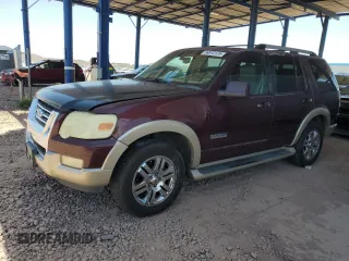 2006 Ford Explorer Eddie Bauer with VIN 1FMEU74876UA07298, listed as a Copart auction lot 56973175 with 202,214 mi miles and Salvage title. Bid and sale history available at DreamBid. Image 1.