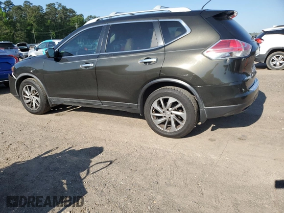 2014 Nissan Rogue SL with VIN 5N1AT2MT1EC797579, listed as a Copart auction lot 52165135 with 167,189 mi miles and Salvage Title. Bid and sale history available at carsss.com. Image 2.