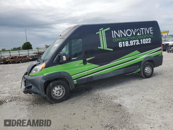 2014 Ram ProMaster Cargo z VIN 3C6TRVDG5EE104271, wystawiony jako Copart lot #57152155 z przebiegiem 145 129 mil mil oraz Szkoda całkowita • Salvage title. Historia ofert i sprzedaży dostępna na DreamBid. Obrazek 1.