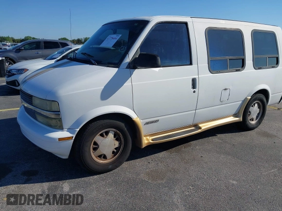1997 Chevrolet Astro Cargo YF7 z VIN 1GBDM19W4VB171580, wystawiony jako IAAI lot #41778404 z przebiegiem 173 074 mil mil oraz . Historia ofert i sprzedaży dostępna na DreamBid. Obrazek 2.