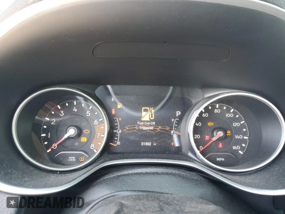 2019 Jeep Compass Latitude with VIN 3C4NJDBB2KT697055, listed as a Copart auction lot 48926585 with 31,892 mi miles and Salvage Title. Bid and sale history available at carsss.com. Image 9.