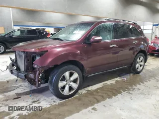 2010 Acura MDX Technology Pkg with VIN 2HNYD2H66AH508797, listed as a Copart auction lot 52759875 with 183,256 mi miles and Salvage Title. Bid and sale history available at carsss.com. Image 1.