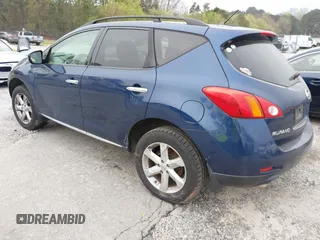 2009 Nissan Murano S with VIN JN8AZ18U89W004898, listed as a IAAI auction lot 41919412 with 237,172 mi miles. Bid and sale history available at carsss.com. Image 3.
