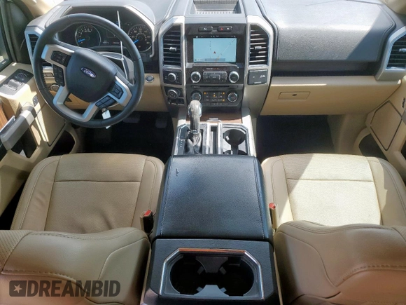 2017 Ford F-150 XL with VIN 1FTEW1EG1HKE48733, listed as a Copart auction lot 61860995 with 180,898 mi miles and Salvage title. Bid and sale history available at DreamBid. Image 8.