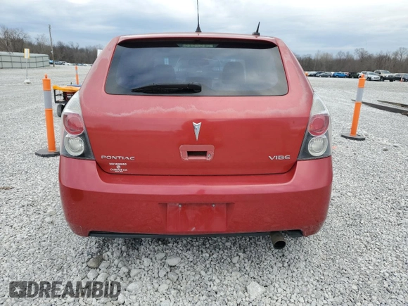 2010 Pontiac Vibe w/1SB with VIN 5Y2SP6E06AZ415708, listed as a Copart auction lot 51004975 with 149,844 mi miles and Salvage Title. Bid and sale history available at carsss.com. Image 6.