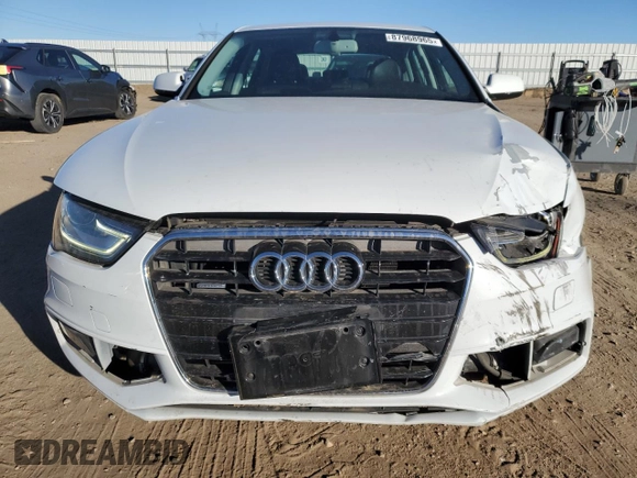 2015 Audi A4 Premium Plus with VIN WAUFFAFL2FN002342, listed as a Copart auction lot 87968965 with 66,300 mi miles and Salvage Title. Bid and sale history available at carsss.com. Image 5.