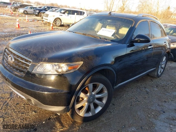 2006 Infiniti FX35 with VIN JNRAS08WX6X210791, listed as a IAAI auction lot 41373422 with 1 mi miles. Bid and sale history available at carsss.com. Image 2.