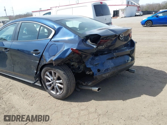 2021 Mazda 3 S with VIN 3MZBPAAL2MM253405, listed as a IAAI auction lot 41836752 with 63 mi miles and . Bid and sale history available at DreamBid. Image 6.