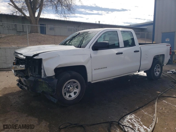 2018 Chevrolet Silverado 1500 Work Truck with VIN 1GCVKNEC0JZ338933, listed as a Copart auction lot 89105895 with 45,502 mi miles and Salvage Title. Bid and sale history available at carsss.com. Image 1.