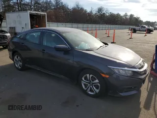 2017 Honda Civic Sedan LX with VIN 2HGFC2F5XHH556826, listed as a Copart auction lot 86706084 with 90,450 mi miles and Salvage Title. Bid and sale history available at carsss.com. Image 4.