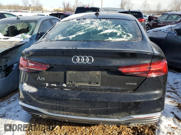 2021 Audi A5 Sportback S line Premium with VIN WAUDACF52MA003742, listed as a Copart auction lot 37548234 with 36,417 mi miles. Bid and sale history available at carsss.com. Image 6.
