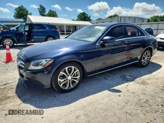 2016 Mercedes-Benz C 300 with VIN WDDWF4JBXGR155263, listed as a Copart auction lot 61779435 with 80,947 mi miles and Clean title. Bid and sale history available at DreamBid. Image 1.