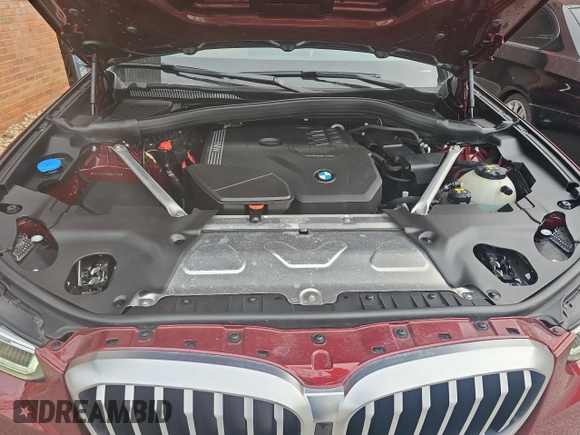 2022 BMW X3 xDrive30i with VIN 5UX53DP09N9N32178, listed as a Copart auction lot 54096015 with 15,970 mi miles and Clean Title. Bid and sale history available at DreamBid. Image 7.