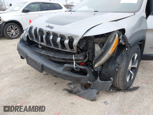 2016 Jeep Cherokee Trailhawk with VIN 1C4PJMBS7GW192574, listed as a IAAI auction lot 41986638 with 144,970 mi miles and . Bid and sale history available at DreamBid. Image 6.