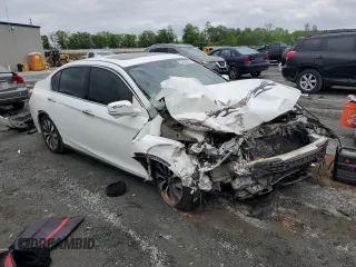 2014 Honda Accord Touring z VIN 1HGCR6F77EA009646, wystawiony jako Copart lot #54569295 z przebiegiem 155 884 mil mil oraz Szkoda całkowita • Salvage title. Historia ofert i sprzedaży dostępna na DreamBid. Obrazek 4.