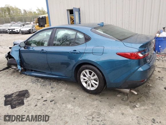 2025 Toyota Camry LE with VIN 4T1DAACK8SU558316, listed as a Copart auction lot 53994435 with 12,327 mi miles and Non Repairable. Bid and sale history available at DreamBid. Image 2.