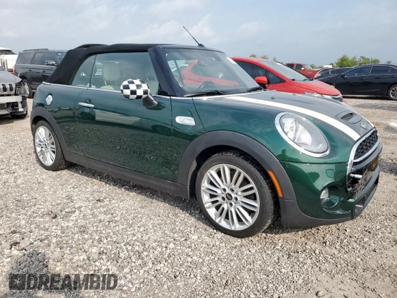 2017 MINI Convertible Cooper S with VIN WMWWG9C31H3C81249, listed as a Copart auction lot 57081835 with 49,378 mi miles and Salvage title. Bid and sale history available at DreamBid. Image 4.