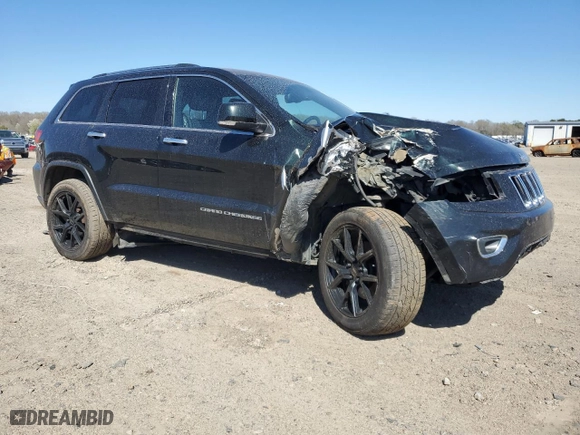 2014 Jeep Grand Cherokee Limited with VIN 1C4RJFBM5EC497351, listed as a Copart auction lot 48936095 with 0 mi miles and Salvage Title. Bid and sale history available at carsss.com. Image 4.