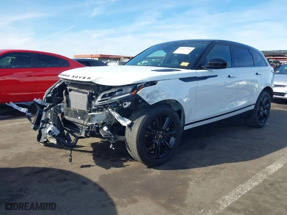 2022 Land Rover Range Rover Velar R-Dynamic S with VIN SALYT2EX6NA331025, listed as a IAAI auction lot 41417399 with 28,697 mi miles. Bid and sale history available at carsss.com. Image 2.